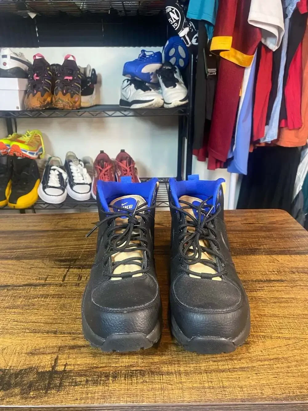 Nike Manoa LTR Leather Boots Black/Sesame-Game Royal